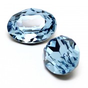 Round Stones Swarovski (Ювелирные кристаллы Сваровски) Овал Сваровски цвет Aquamarine (Аквамарин)