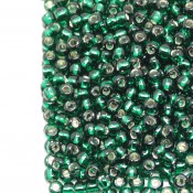 Японский Бисер TOHO Изумруд emerald внутр. серебр. [36]