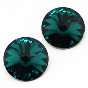 Rivoli Swarovski (Риволи Сваровски) Chaton Stone 1122 Rivoli цвет Emerald зеленый изумруд