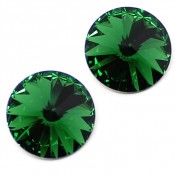 Rivoli Swarovski (Риволи Сваровски) Chaton Stone 1122 Риволи DARK Moss Green Зеленый