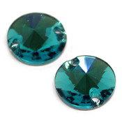  Риволи нашивные цвет Blue Zircon