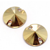  Риволи нашивные цвет Metallic Sunshine