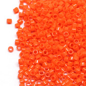 Японский Бисер MIYUKI Delica Opaque orange (DB722)