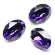 Round Stones Swarovski (Ювелирные кристаллы Сваровски) Oval Swarovski Purple Velvet
