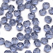 Чешские граненые (стеклянные) бусины fire polished Граненые бусины монтана