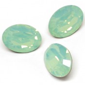 Round Stones Swarovski (Ювелирные кристаллы Сваровски) Oval Swarovski Chrysolite opal