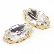  Navette Swarovski в оправе Crystal