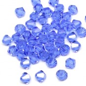 Биконусы Preciosa Чешские биконусы Sapphire