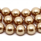 Round Pearl Swarovski (Круглый жемчуг Сваровски) 5810 Жемчуг Сваровски цвет Bright Gold