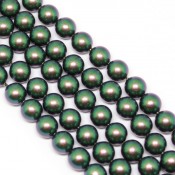 Round Pearl Swarovski (Круглый жемчуг Сваровски) 5810 Жемчуг Сваровски (Pearl) Scarabaeus Green
