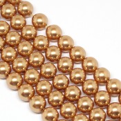 Round Pearl Swarovski (Круглый жемчуг Сваровски) 5810 Жемчуг Сваровски цвет Bright Gold