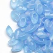 Японский Бисер MIYUKI Long Magatama Matte Transparent Aqua Ab (148FR)