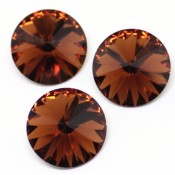 Rivoli Swarovski (Риволи Сваровски) Chaton Stone 1122 Риволи Сваровски цвет Smoked Topaz