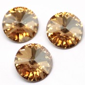 Rivoli Swarovski (Риволи Сваровски) Chaton Stone 1122 Риволи Сваровски цвет Golden Shadow
