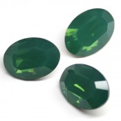 Round Stones Swarovski (Ювелирные кристаллы Сваровски) Oval Swarovski Palace Green Opal