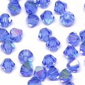Биконусы Preciosa Чешские биконусы Sapphire AB