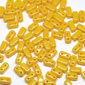  Чешские бусины Bricks Sunflower Yellow (93110)