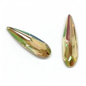 Round Stones Swarovski (Ювелирные кристаллы Сваровски) Капли Сваровски 4331 цвет Luminous Green