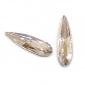 Round Stones Swarovski (Ювелирные кристаллы Сваровски) Капли Сваровски 4331 цвет Silver Shade